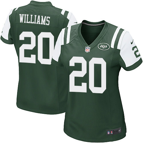 Women's Game Marcus Williams Nike Jersey Green Home - #20 NFL New York Jets
